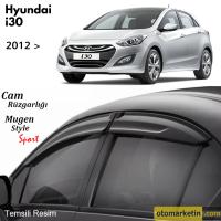 Hyundai i30 HB Mugen Cam Rüzgarlığı 2013-2017