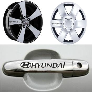 Hyundai Kapı Kolu Jant Sticker (10 Adet)