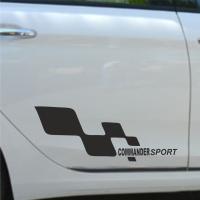Jeep Commander Yan Sport Oto Sticker Sağ Sol 2 Adet