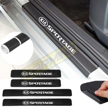 Kia Sportage Karbon Kapı Eşiği Sticker (4 Adet) New