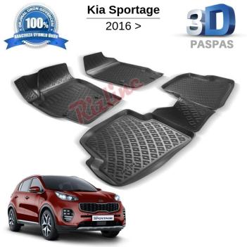 Kia Sportage 3D Havuzlu Paspas 2016-2021