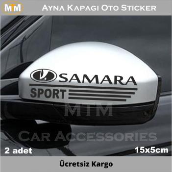 Lada Samara Ayna Kapağı Oto Sticker (2 Adet)