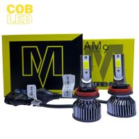 Mach Bam9 H11 Mini Cob Led Xenon 10800Lm