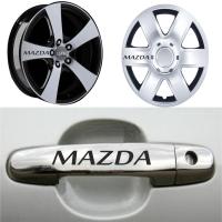 Mazda Kapı Kolu Jant Sticker (10 Adet)