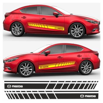 Mazda Yan Şerit Oto Sticker