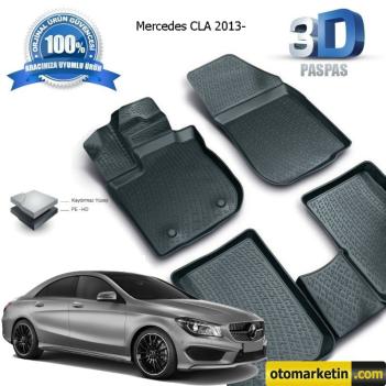 Mercedes CLA 3D Havuzlu Paspas 2014-2018
