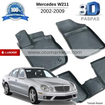 Mercedes E Serisi W211 3D Havuzlu Paspas
