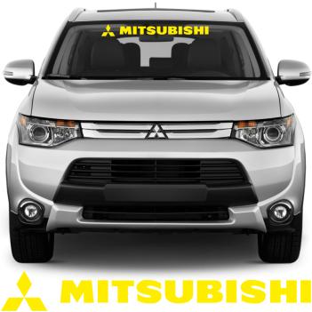 Mitsubishi Ön Cam Oto Sticker