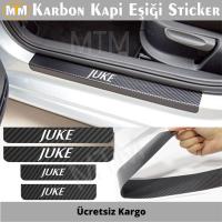 Nissan Juke Karbon Kapı Eşiği Sticker (4 Adet)