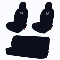 Nissan Siyah Ön Arka Takım Penye Servis Kılıfı