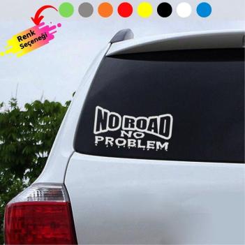 No Road No Problem Off Road Sticker (2 Adet)