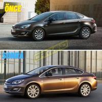 Opel Astra J Sedan Krom Cam Çerçevesi Set 2012-2020 (12 Parça)
