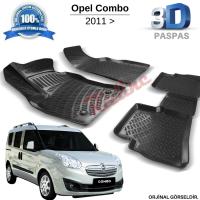 Opel Combo 3D Havuzlu Paspas 2011 Sonrası