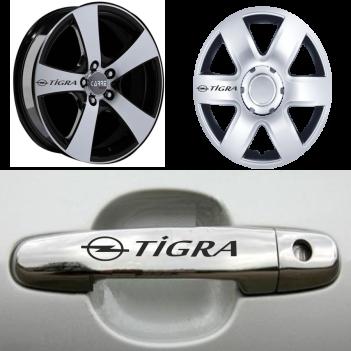 Opel Tigra Kapı Kolu Jant Sticker (10 Adet)