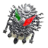 Osmanlı Metal Panjur Arması Vidalı Gümüş Renk