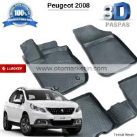 Peugeot 2008 3D Havuzlu Paspas 2013-2019
