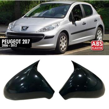 Peugeot 207 Batman Yarasa Ayna Kapağı Piano Black 2006-2012