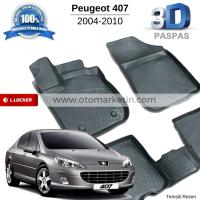 Peugeot 407 3D Havuzlu Paspas