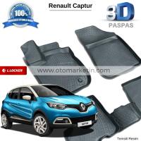 Renault Captur 3D Havuzlu Paspas 2013-2019