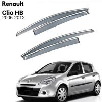 Renault Clio Hb Krom Çıtalı Cam Rüzgarlığı 2006-2012