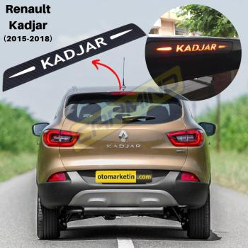 Renault Kadjar Karbon Arka Fren Stop Lambası Sticker