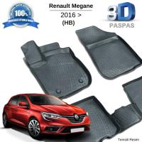 Renault Megane 4 HB 3D Havuzlu Paspas