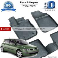 Renault Megane 2 HB 3D Havuzlu Paspas