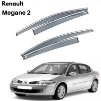 Renault Megane Sedan Krom Çıtalı Cam Rüzgarlığı 2003-2008