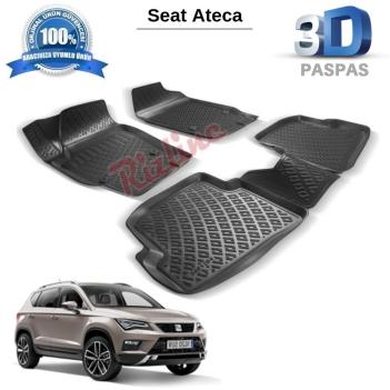Seat Ateca 3D Havuzlu Paspas 2016-