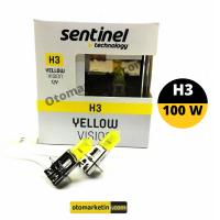 Sentinel H3 Sarı Işık Ampul 12V 55W