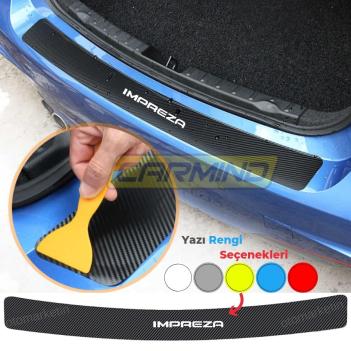 Subaru İmpreza Bagaj ve Kapı Eşiği Karbon Sticker Set