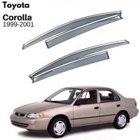 Toyota Corolla Krom Çıtalı Cam Rüzgarlığı 1999-2001