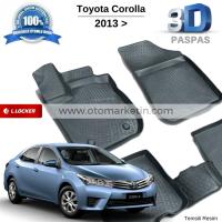 Toyota Corolla 3D Havuzlu Paspas 2013-2018