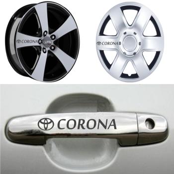Toyota Corona Kapı Kolu Jant Sticker (10 Adet)