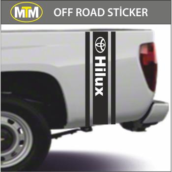 Toyota Hilux Yan Şerit Off Road Sticker 2 Adet
