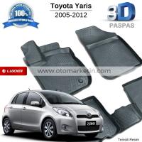 Toyota Yaris 3D Havuzlu Paspas 2005-2012