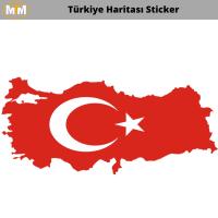 Türkiye Haritası Oto Sticker