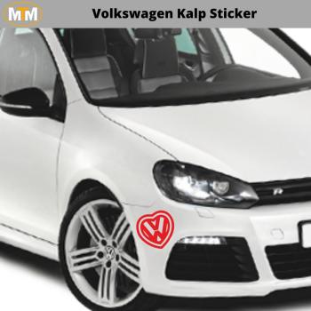 Volkswagen Kalp Oto Sticker
