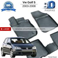 Volkswagen Golf 5 3D Havuzlu Paspas
