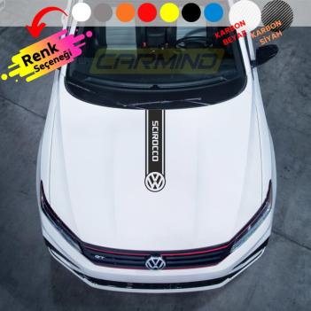 Volkswagen Scirocco Kaput Şerit Sticker