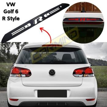 Vw Golf 6 R Style Karbon Arka Fren Lambası Sticker