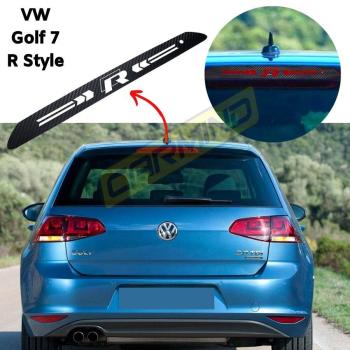 Vw Golf 7 R Style Karbon Arka Fren Lambası Sticker