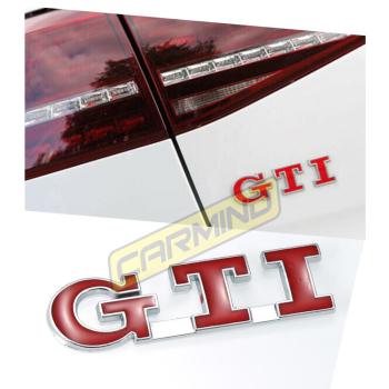 VW GTI Kırmızı Metal Bagaj Arma