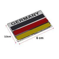 Almanya Alüminyum Sticker Etiket 1 Adet