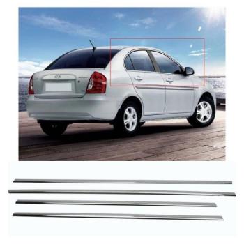 Hyundai Accent Era Krom Cam Çıtası 2006-2011 (4 Parça)