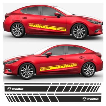 Mazda Yan Şerit Oto Sticker