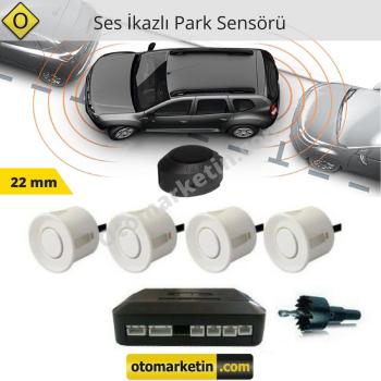 Sentinel Ses İkazlı Park Sensörü Beyaz
