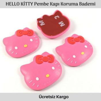 Hello Kitty Pembe Kapı Koruma Bademi