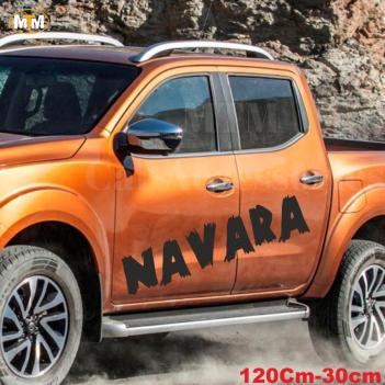 Nissan Navara Yan Kapı Off Road Oto Sticker 120x30cm