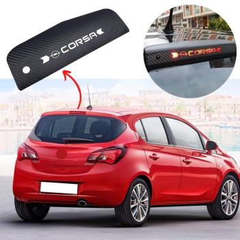 Opel Corsa E Karbon Arka Fren Stop Lambası Sticker